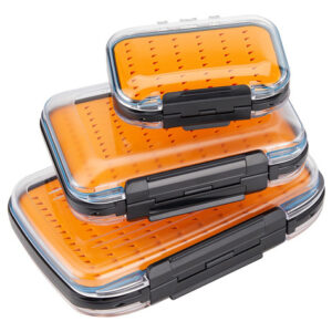 Caixas De Pesca Com Mosca Gonex Impermeáveis Leves, Laranja