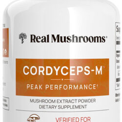 Suplemento Real Mushrooms Cordyceps Em Cápsulas 120 Cápsulas