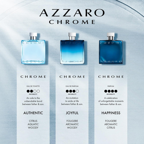 Perfume Azzaro Chrome Parfum Para Homens Citrus Fougère 100m - Imagem 7