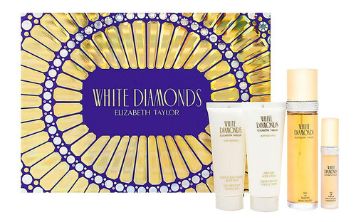 Conjunto De Perfume Para Presente Elizabeth Taylor White Dia