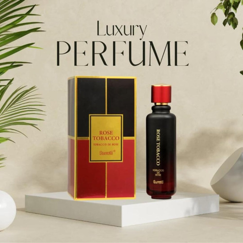 Perfume Surrati Collection Legend, Rose Tobaco, Wahage Italian - Imagem 3