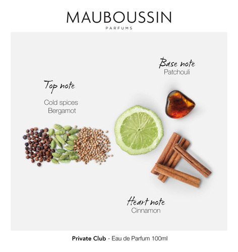 Perfume Mauboussin Private Club Eau De Parfum 100ml Para Hom - Imagem 4