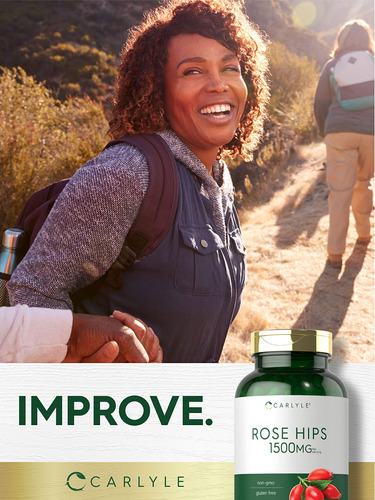 Suplemento Carlyle Rose Hips 1500 Mg 240 Cápsulas - Imagem 6