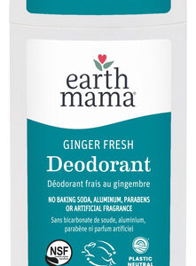 Desodorante Earth Mama Ginger Fresh | Seguro Para Peles Sens