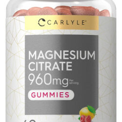 Suplemento Carlyle Magnesium Citrate Gummies 960 Mg 60 Vegan