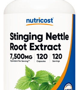 Suplemento Nutricost, Extrato De Raiz De Urtiga, 7500mg, 120