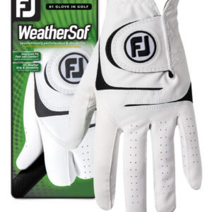 Luva Masculina Weathersof Golf Footjoy White Cadet Medium