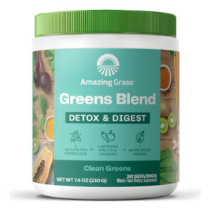 Suplemento Amazing Grass Greens Blend Detox & Digest 30s