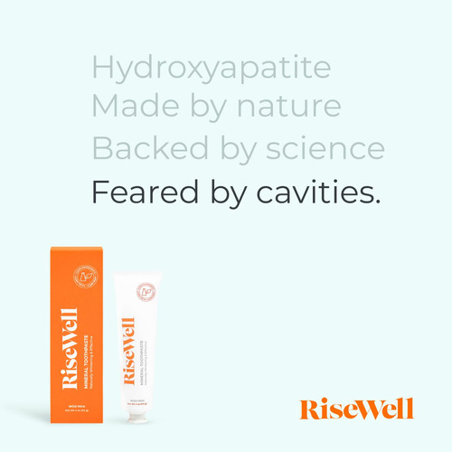 Pasta De Dentes Risewell Mineral Com Hidroxiapatita 120ml Fe - Imagem 3