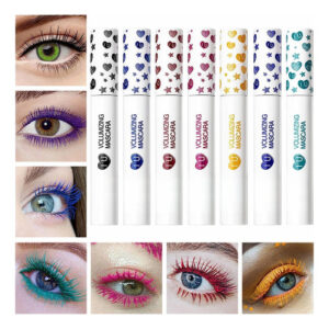 Conjunto De Rímel Colorido Maepeor, Pacote Com 7, Impermeáve