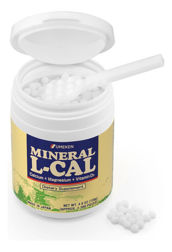 Suplemento Umeken Mineral L-cal Com Magnésio E Vitamina D3 - Imagem 2