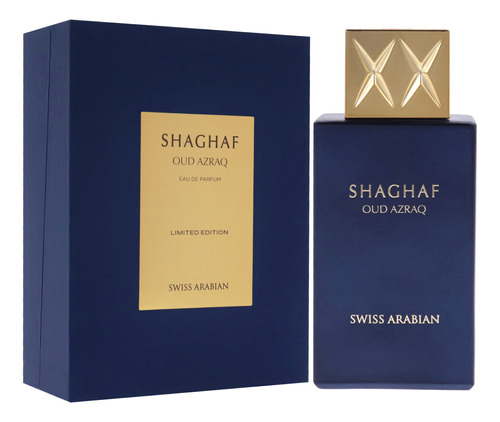 Perfume Da Arábia Suíça Shaghaf Oud Azraq Edp 75ml Para Unis - Imagem 3
