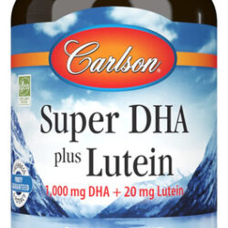 Suplemento Carlson Super Dha Plus Luteína 1000 Mg Dha 120 So