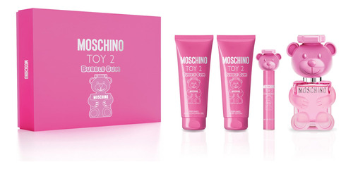 Perfume Moschino Toy 2 Bubble Gum 100ml Edt 4 Peças, Conjunt