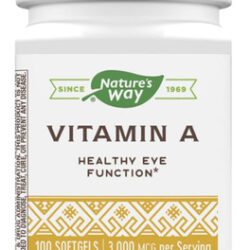 Suplemento Nature&quots Way Vitamina A 3.000mcg 100 Cápsulas Gel