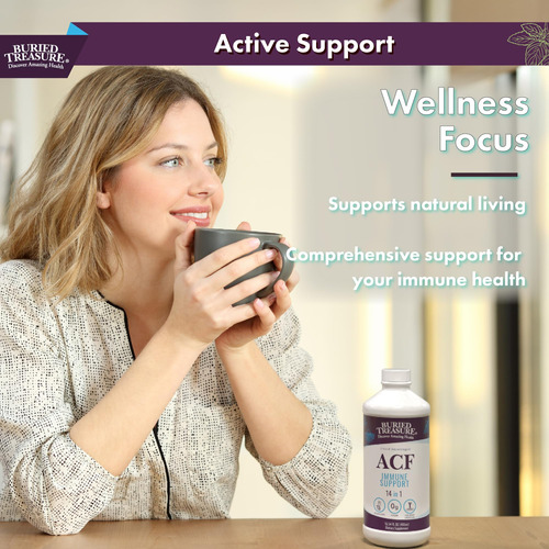 Suplemento Buried Treasure Acf Advanced Immune Response 473m - Imagem 4
