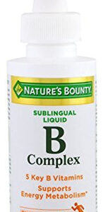Suplemento Nature's Bounty Complexo De Vitamina B Sublingual