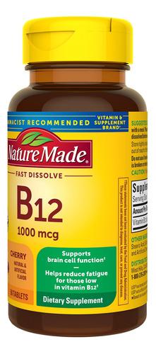 Suplemento Natural De Vitamina B12 Sublingual 1000mcg 50 Onç - Imagem 9
