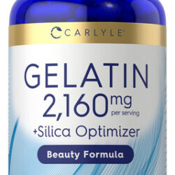 Suplemento Carlyle Gelatin + Silica Optimizer 250 Cápsulas