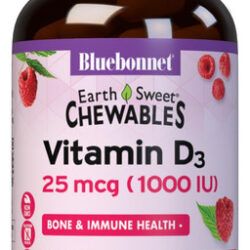 Suplemento Bluebonnet Nutrition Earth Sweet Vitamin D3 1000
