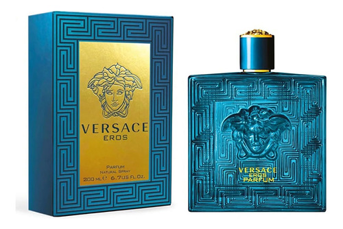 Perfume Versace Eros Para Homens Perfum Spray 200ml - Imagem 2