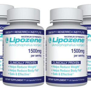 Suplemento Para Perda De Peso Lipozene 120 Cápsulas (4x30)