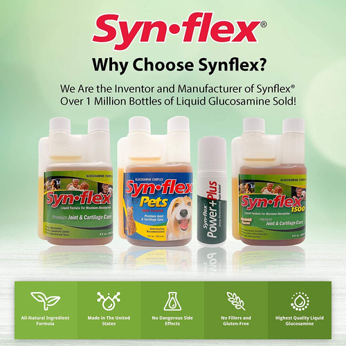 Suplemento Líquido De Glucosamina Synflex 1500 240 Ml De Man - Imagem 7