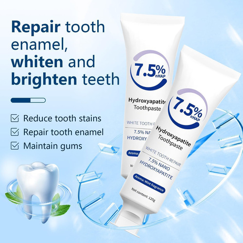 Creme Dental Hydroxyapatite Enamel Protection 120g Gentle Mi - Imagem 3