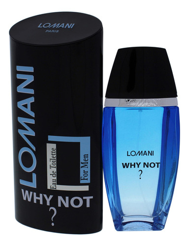 Perfume Lomani Why Not Edt 100ml Spray Para Homens - Imagem 4