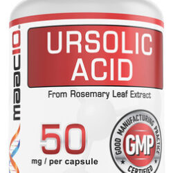 Suplemento De Ácido Ursólico Maac10 50 Mg 100 Cápsulas, 3 Di
