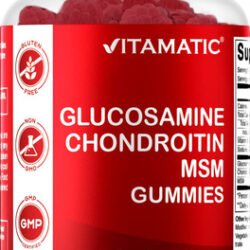 Suplemento Vitamático De Glucosamina E Condroitina, Gomas De