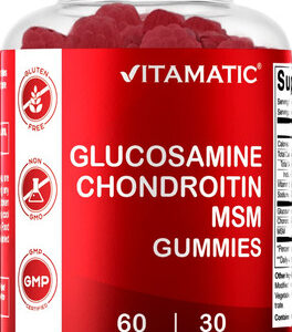 Suplemento Vitamático De Glucosamina E Condroitina, Gomas De