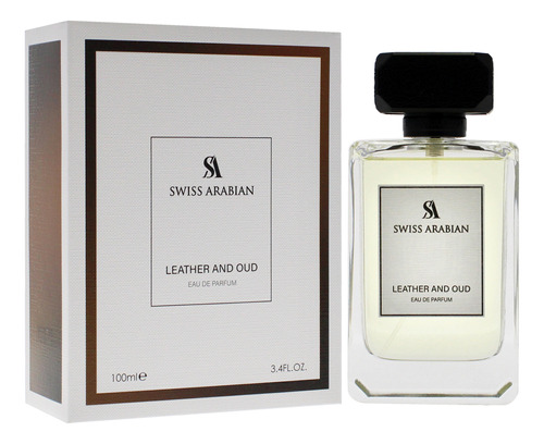 Perfume Swiss Arabian Leather And Oud Eau De Parfum 100ml - Imagem 3
