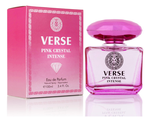 Perfume Novoglow Verse Pink Crystal Intense 100ml Para Mulhe