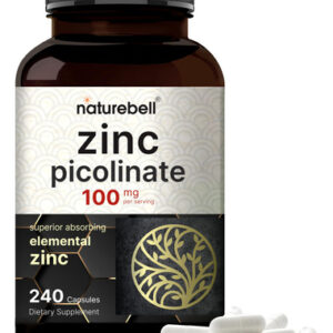 Suplemento Naturebell De Picolinato De Zinco De Alta Potênci