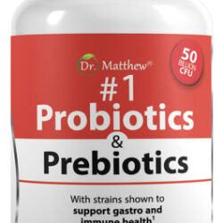 Suplemento Dr. Matthew Prebióticos E Probióticos 50 Bilhões