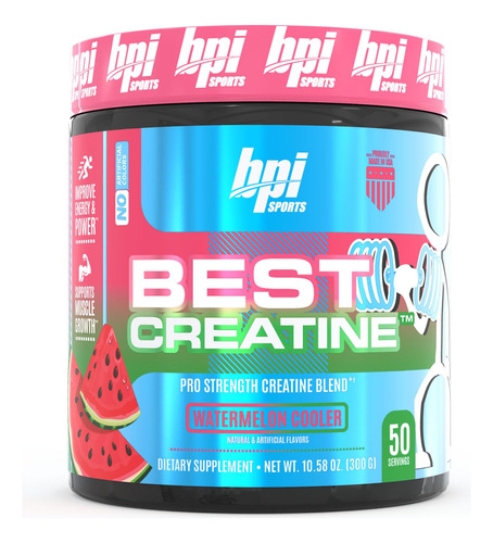 Suplemento Bpi Sports Best Creatina Watermelon 50 Porções