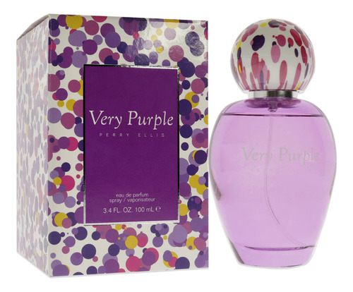 Perfume Perry Ellis Very Purple Eau De Parfum 100ml For Wome - Imagem 3