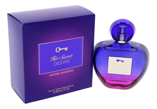 Perfume Antonio Banderas Her Secret Desire Edt 80ml Para Mul - Imagem 4