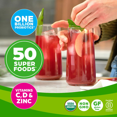 Suplemento Orgain Organic Greens + 50 Superfoods Immunity Up - Imagem 4