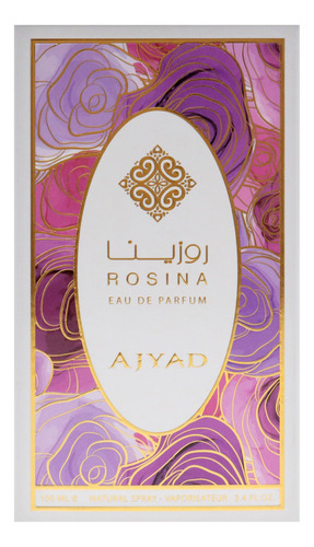 Perfume Ajyad Rosina Para Mulheres Eau De Parfum 100ml - Imagem 5