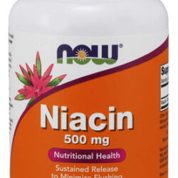 Suplemento Now Niacina (vitamina B-3) 500 Mg De Liberação Su