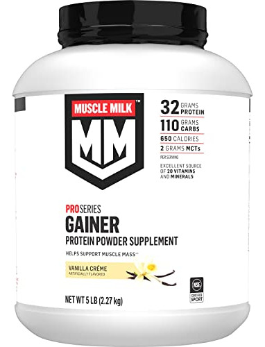 Suplemento De Proteína Em Pó Muscle Milk Pro Gainer 2,27 Kg