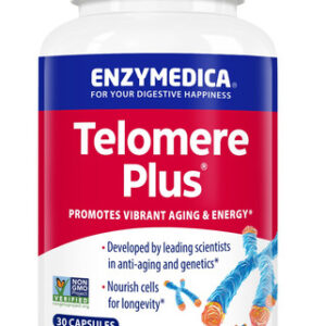 Suplemento Enzymedica Telomere Plus 30 Cápsulas