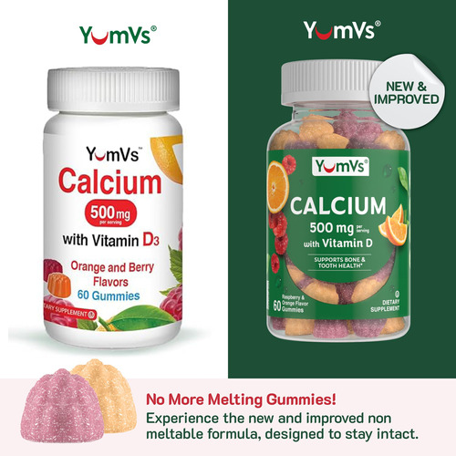 Suplemento: Yumvs Calcium Gums + Vitamina D3 (60 Unidades) - Imagem 2