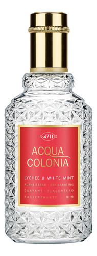 Perfume 4711 Acqua Colonia Lichia E Hortelã Branca 50ml Unis