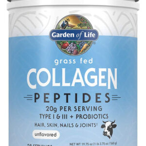 Peptídeos De Colágeno Em Pó Garden Of Life 28 Porções