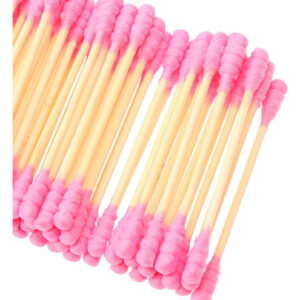 Cotonetes De Algodão Akoak Double Head Spiral 100 Unidades R