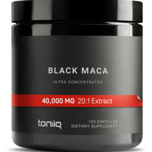 Suplemento De Extrato De Raiz De Maca Preta Toniiq 40.000 Mg
