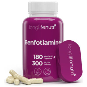 Suplemento Longlifenutri Benfotiamina 300mg 180 Cápsulas
